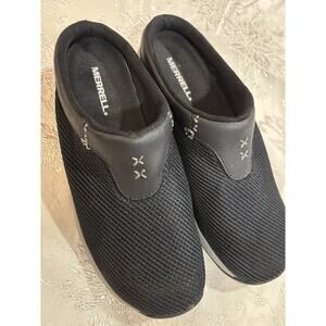Merrell Jovilee women's black mesh slip-on clog size 10 Comfort Slippers Errands